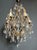 1970s 1970s Italian pearl and crystal chandelier For Sale - Image 5 of 12