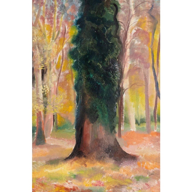 Camille Roche, Undergrowth, 1930s, Oil Painting on Canvas, Framed For Sale - Image 3 of 10