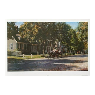 Williamsburg, Grant Romney Clawson Offset Lithograph, Signed and Numbered For Sale