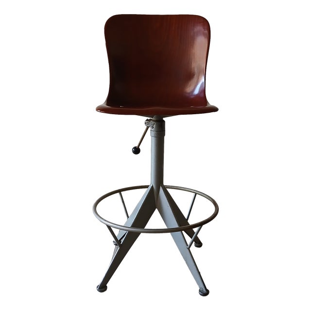 Vintage Industrial Stool, 1960s For Sale