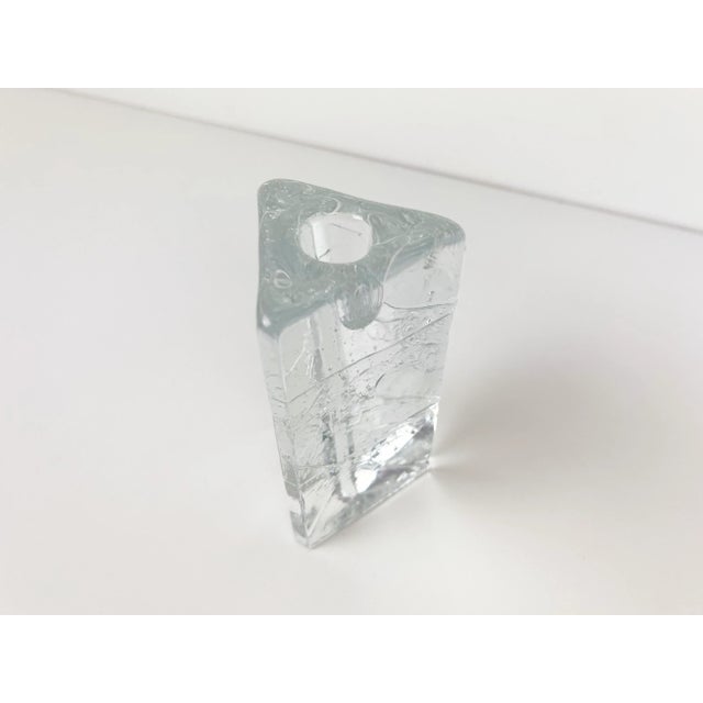 1960s Timo Sarpaneva Triangular 'Archipelago' Candleholder for Iittala For Sale - Image 5 of 11