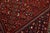 Abadeh Rug 3’5” X 4’11” Red Wool Vintage Tribal Hand-Knotted Carpet For Sale - Image 4 of 12