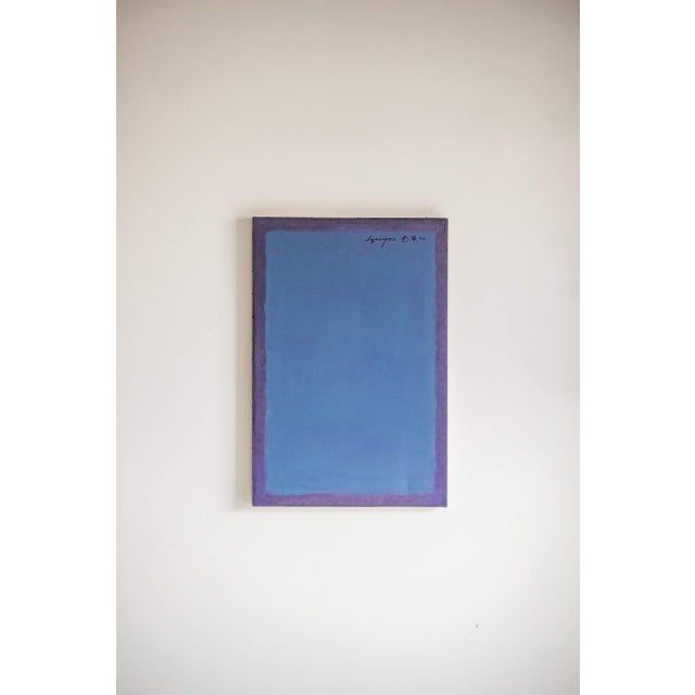 Isaac Jiro Matsuoka Izacyro Oil on Canvas Untitled, 1966 Signed Izacyro ,inscribed 9 and dated 66 Size: 36 5/8" x 24 3/4"...