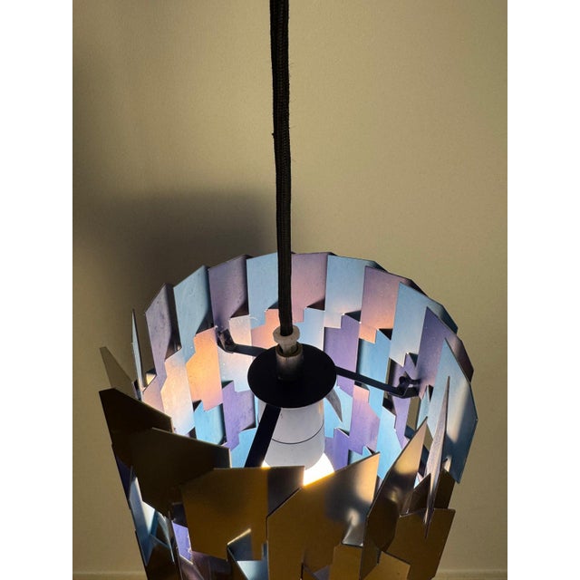 Vintage Facet Pop Lamp by Louis Weisdorf for Lyfa, 1970s For Sale - Image 9 of 11