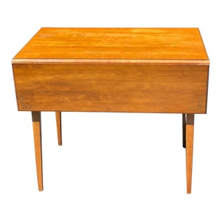 L. Hitchcock Drop Leaf Harvest Table For Sale
