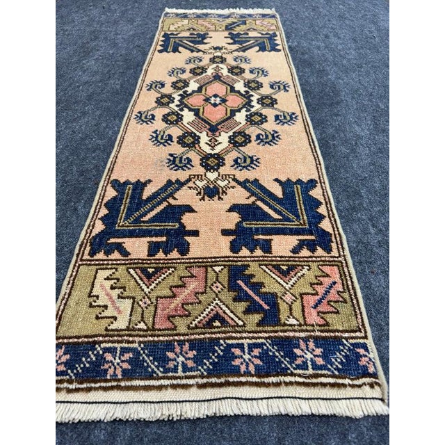 Turkish Yastik Rug 1'5" x 4'5" #23944 Explore a curated collection of hallway runners, wool rugs, and handmade...