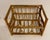 Wood Vintage Tortoise Bamboo 6 Bottle Wine Rack For Sale - Image 7 of 10