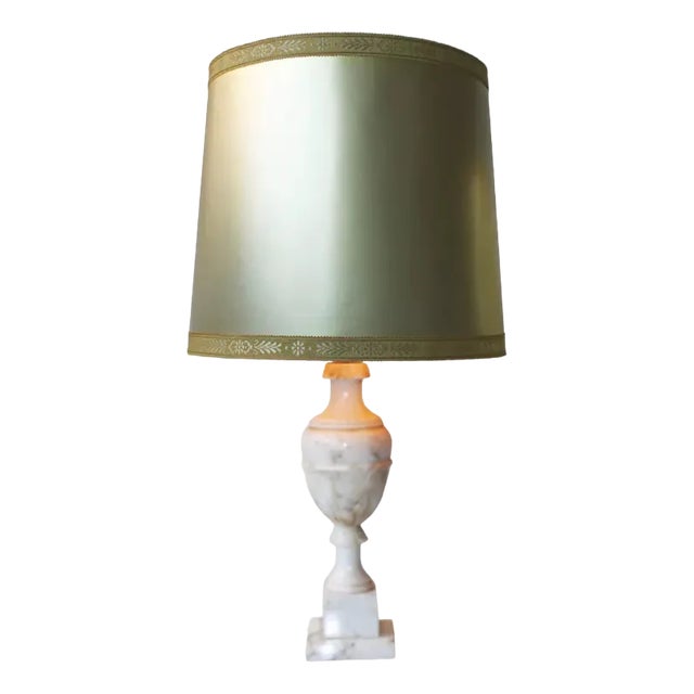 Neo-Classical Marble Table Lamp, Italy, Early 20th Century For Sale