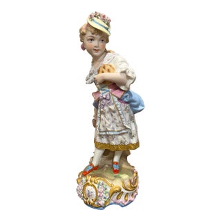 French Porcelain Girl For Sale
