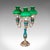 1970s Vintage Three Branch Table Lamp, English, Accent Light, Neoclassical Revival For Sale - Image 5 of 12