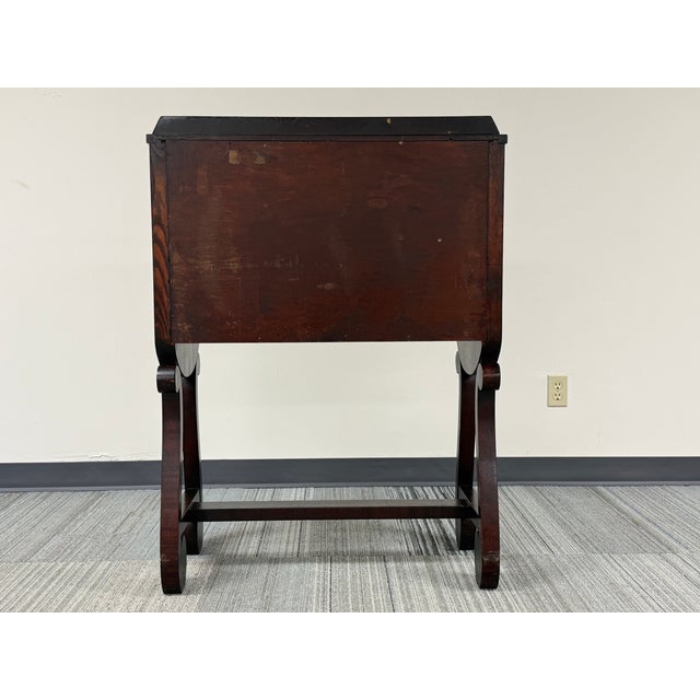 Antique Mahogany Writihg Desk With Lots of Patina For Sale In Saint Louis - Image 6 of 11