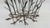 Vintage Tole Kinetic Sculpture of White Flowers With a Bee For Sale In Savannah - Image 6 of 12