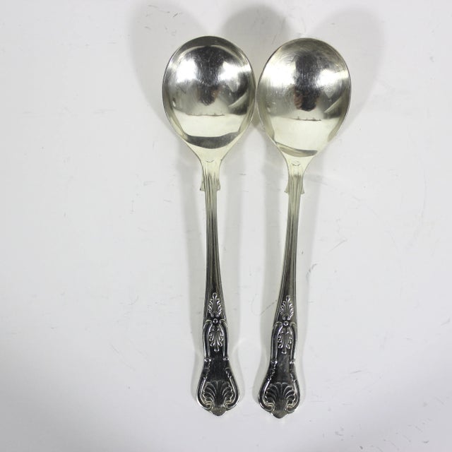 Three pairs are available at time of listing. Choose amount at checkout. Set of 2 silverplate Kings pattern by Newbridge...