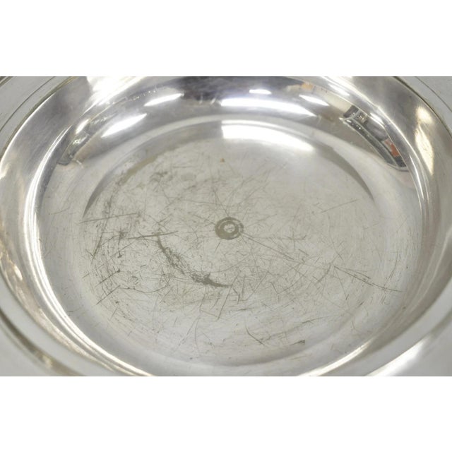 Vintage Victorian Silver Plated 10" Round Covered Vegetable Serving Dish For Sale - Image 9 of 15