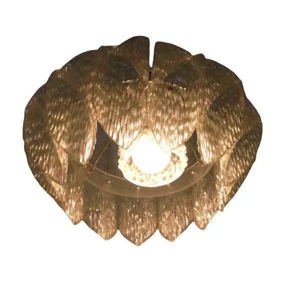 Glass Vintage Hanging Lamp in Acrylic Glas For Sale - Image 7 of 16