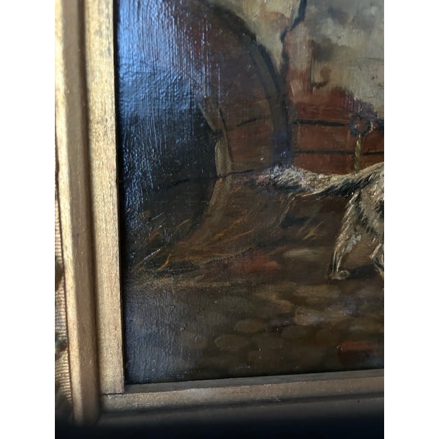 Antique English Oil Painting For Sale - Image 9 of 9