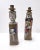 Black Vintage Ceramic Liquor Bottles Representing a King and a Queen, Italy, 1960s, Set of 2 For Sale - Image 8 of 9