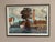 Original Vintage Swedish Oil on Panel – “Coastal Village” by Helge Andersson – Signed & Dated 1965 – Framed – 82 × 60 cm...