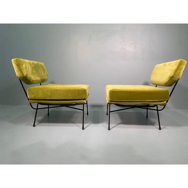 Arflex Elettra Lounge Chairs by BBPR for Arflex, 1959, Set of 2 For Sale - Image 4 of 17
