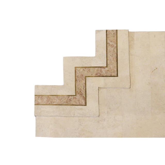 Cream 1970s Tessellated Travertine Chest For Sale - Image 8 of 14