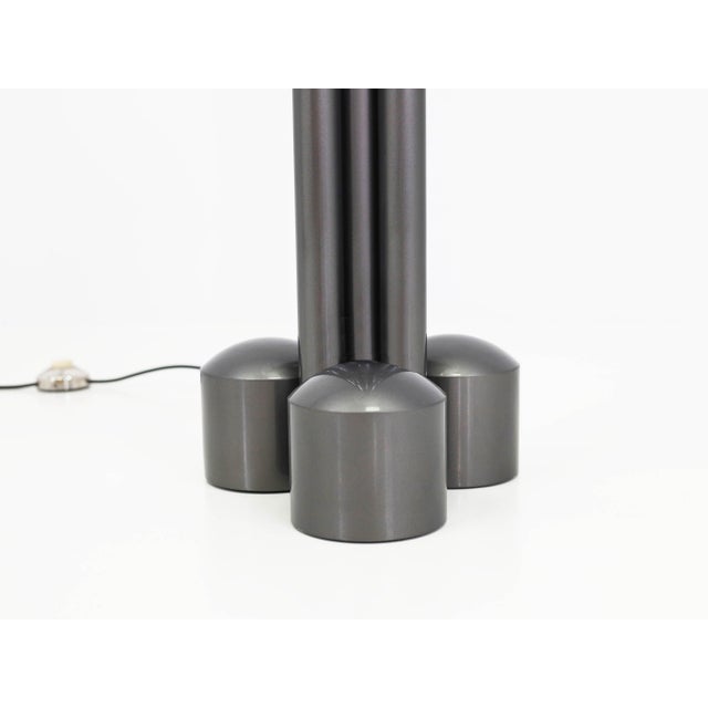 Black Adjustable Floor Lamp by Luigi Caccia Dominioni for Azucena, Italy, 1968 For Sale - Image 8 of 12