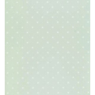 Sample - Hinson for The House of Scalamandré Trixie Wallcovering, White on Pale Green For Sale