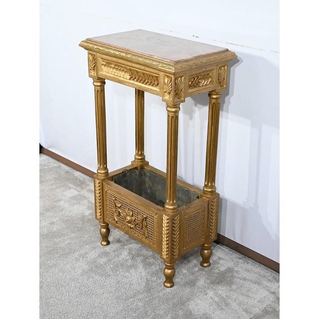 Small Louis XVI Living Room Table, 1909s For Sale - Image 3 of 18