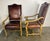 Baroque Pair of Mid-20th Century Italian Carved Armchairs With Leather Upholstery For Sale - Image 3 of 9
