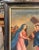 French 18th Century French Oil on Canvas Painting "Fourth Station of the Cross" For Sale - Image 3 of 10