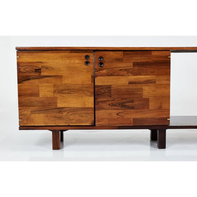 1960s Jorge Zalszupin Rosewood Mid-Century Credenza for L'Atelier, Brazil, 1960s For Sale - Image 5 of 10