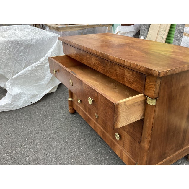 Wood French Directoire Walnut Chest of Drawers For Sale - Image 7 of 10