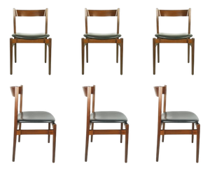 Model 104 Dining Chairs by G. Frattini for Cassina, 1960s, Set of 6