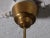 Gold Brass Ceiling Lamp attributed to Hans Bergström, 1950s For Sale - Image 8 of 11