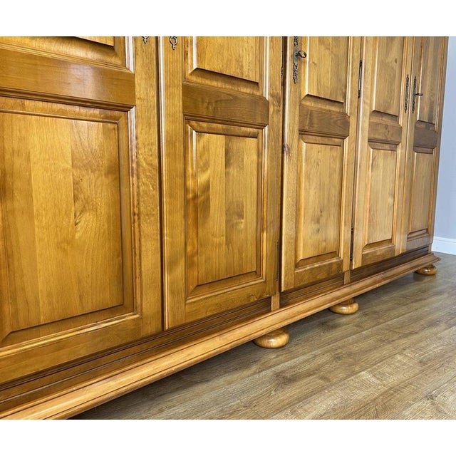 Vintage French Style Wardrobe in Wood For Sale - Image 9 of 13