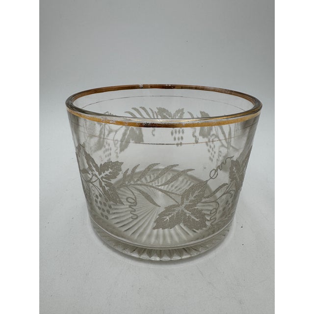 Illustration Vintage Cera Grapes Wine Chiller Ice Bucket Signed MCM Barware For Sale - Image 3 of 7