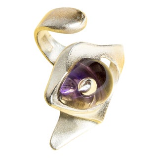 Silver Rooster Ring by Björn Weckström, 1974 For Sale