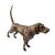 Metal Antique Brass Finish Metal Dog Sculpture For Sale - Image 7 of 8