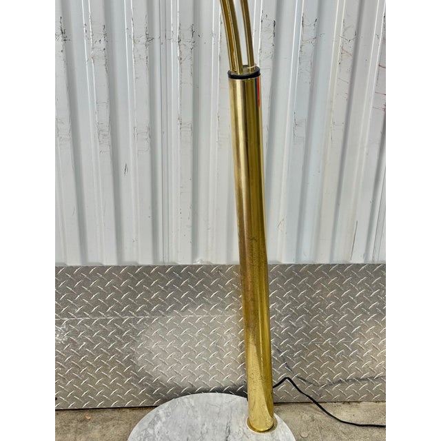 Harvey Guzzini 1960s Mid Century Modern 5-Arm Italian Arc Lamp by Harvey Guzzini For Sale - Image 4 of 10