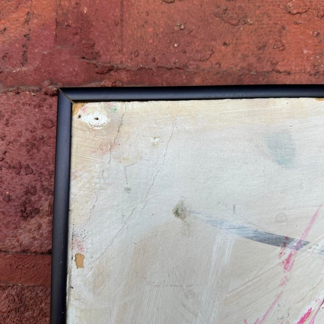 Modernist Abstract Painting Untitled Unsigned For Sale - Image 10 of 12