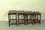 Italian Rosewood Nesting Tables with Copper Inlay, 1950s, Set of 4 For Sale - Image 11 of 12