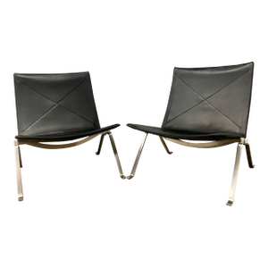 Pk22 Lounge Chairs Designed by Poul Kjaerholm From Fritz Hanzen .