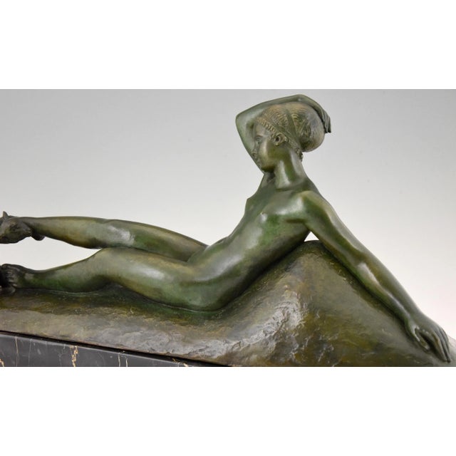 Art Deco Bronze Sculpture by Georges Gori for La Pointe Editeur, 1930s For Sale - Image 9 of 13