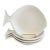 Set of 4 Vintage Pottery Barn Seashore Fish Plates | White Stoneware Figural Appetizer Salad Plates | Retired 2007 Collection | Coastal Chic For Sale