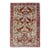 Vintage Turkish Oushak Rug in All-Over Flower Design Background & Simple Boteh Border For Sale