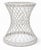 An elegant Mid-Century Modern spun fiberglass pedestal planter in the style of Russell Woodard. Featuring a graceful...