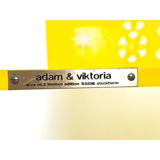 Limited Edition Diva No. 2 Acrylic Glass Screen by Adam Gistedt and Viktoria Nygren for R.O.O.M, 2014 For Sale - Image 4 of 5