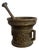 Antique Bronze Pestle and Motar, 1860, Set of 2 For Sale