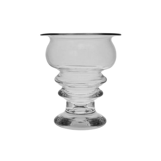 Traditional Tamara Aladin Tornado Vase Riihimäen Lasi Finland Large Vintage Art Glass Vase Signed Finnish Glass Designed in 1970 For Sale - Image 3 of 5