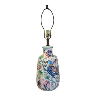 Vintage Italian Ceramic Lamp by Romano Innocenti For Sale