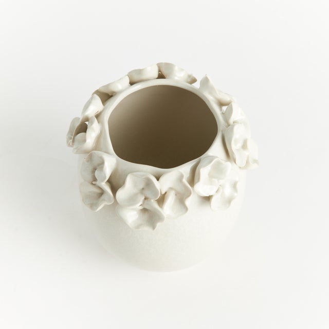 Farmhouse Petite Fleur Vase Short For Sale - Image 3 of 3